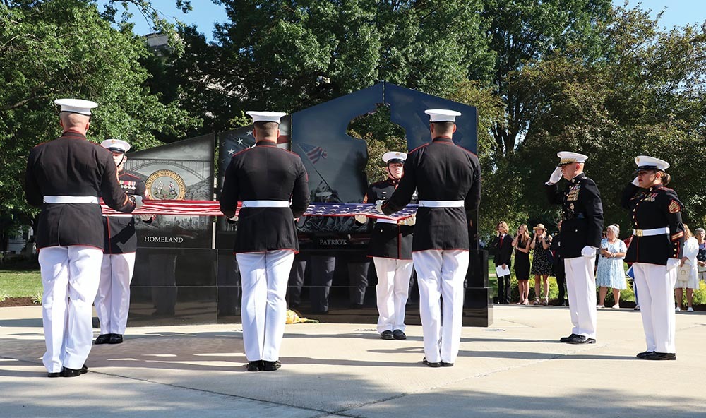 Gen Berger at "Woody" Williams memorial service