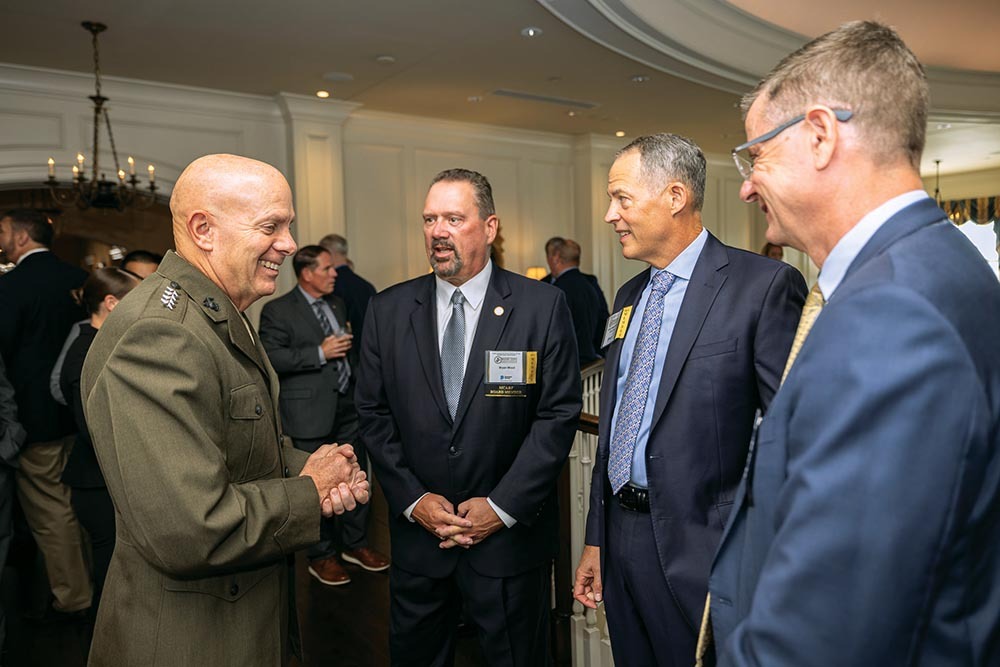 Berger with retired generals