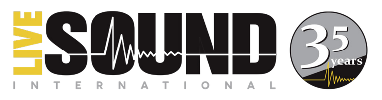 Live Sound International masthead logo, 35 years