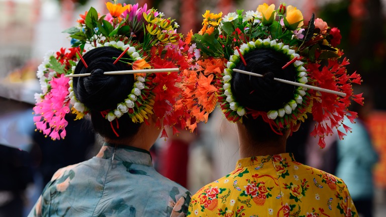 Crowning Glory: China’s Floral Headdress Tradition over